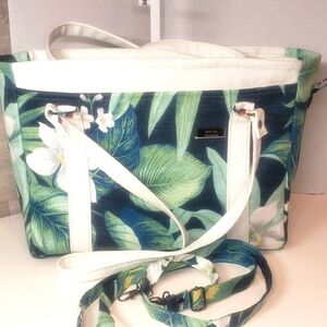 Floral Canvas Tote Bag